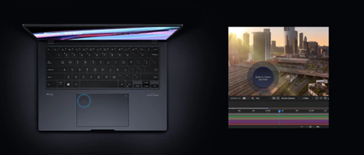 ASUS DialPad på Asus Zenbook Pro 14 OLED