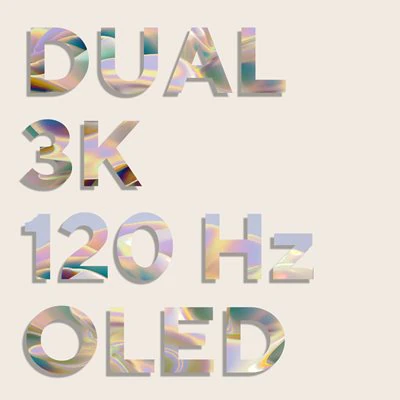 Dual 3K 120Hz OLED logo