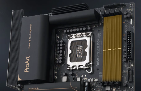 Markering af RAM-slots på ProArt Z890-Creator WiFi