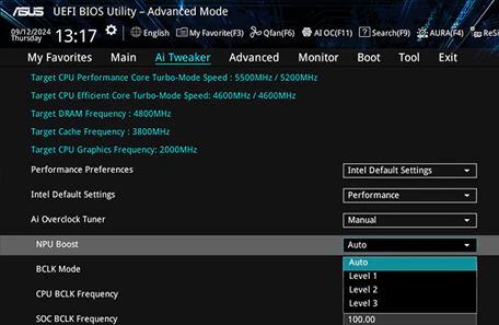 Billede fra BIOS