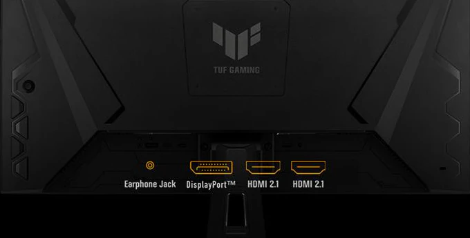 Tilslutningsmuligheder på ASUS TUF Gaming VG27UQ1A
