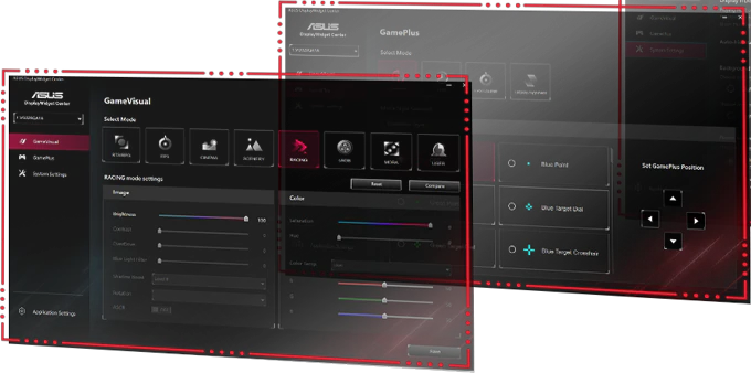 Screenshot fra Displaywidget Center