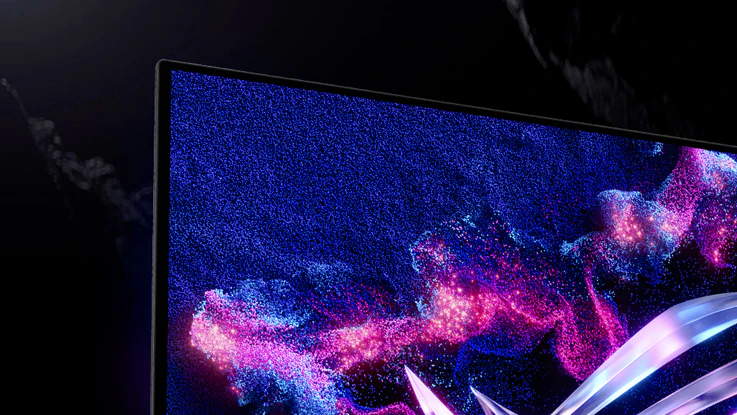 Nærbillede af rammen på XG32UCDS