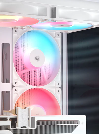 RS-R Reverse Rotor indtagsblæsere i Corsair 2800X RS-R ARGB