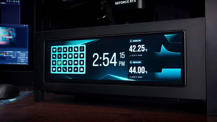 Indbygget XENEON EDGE touchskærm