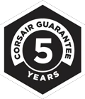 Corsair 5 år garanti