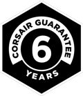 Corsair 6 år garanti