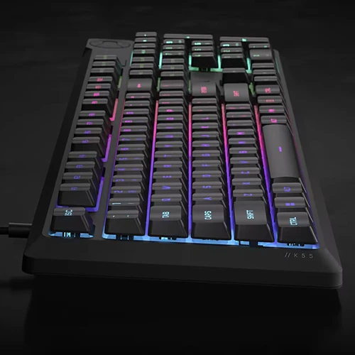 Corsair K55 Core RGB tastatur med membrantaster