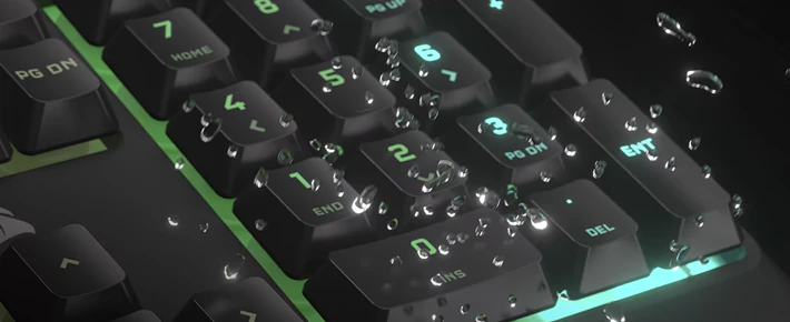 K55 beskyttet mod væskespild