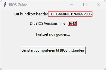 Dialogboks fra programmet VisMB