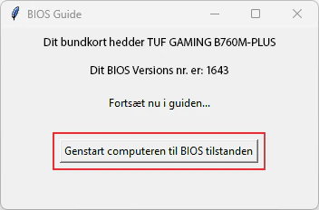 Knap til genstart af computer i VisMB-programmet