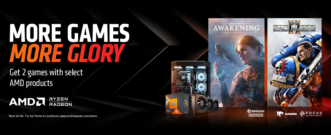 AMD kampagne: More Games. More Glory.