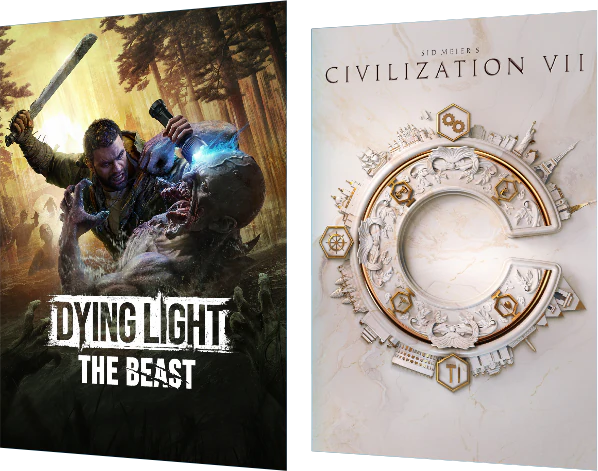 Dying Light: The Beast og Sid Meier's Civilization® VII spilcover