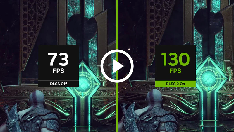 God of War | 4K NVIDIA DLSS Comparison